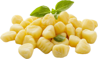 ai genererad okokt Gnocchi pasta png