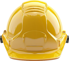 AI generated Yellow Safety Helmet png