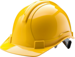 AI generated Yellow Safety Helmet png