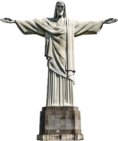 ai gerado estátua do Cristo a redentor png