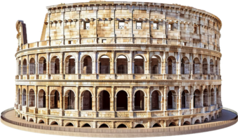 ai gegenereerd oude colosseum structuur PNG