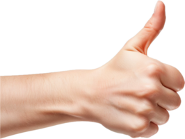 AI generated Human Hand Giving Thumbs Up png