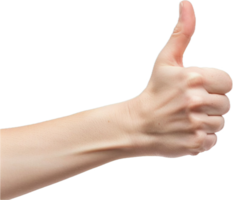AI generated Human Hand Giving Thumbs Up png