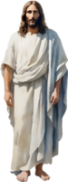 ai generado acuarela pintura de Jesús Cristo en un impresionista estilo. png