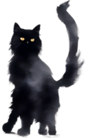 ai gerado aguarela pintura do uma persa gato dentro a impressionista estilo. png