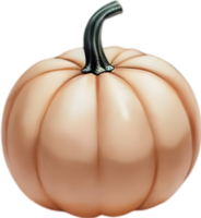 ai generato zucca icona, un' avvicinamento pittura di un' zucca. png