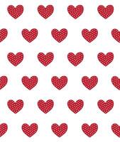 Vector seamless pattern of hand drawn heart