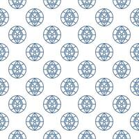 Radiation Earth Globe vector Radioactive seamless pattern in outline style