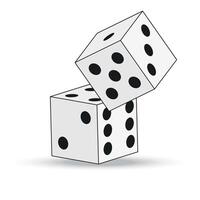 Pair of dice vector