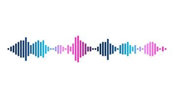 sound wave audio vector