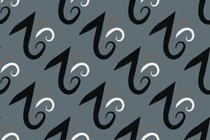 Vector Seamless Abstarct Pattern with brush effect