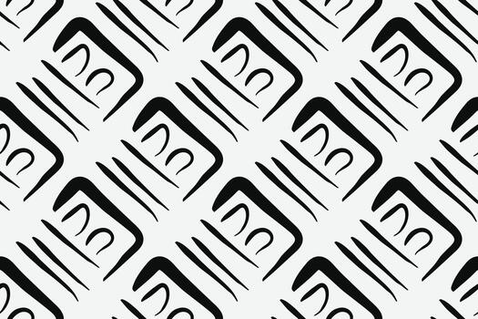 patrón transparente de vector. textura abstracta con estilo moderno. mosaicos geométricos repetitivos de elementos rayados vector