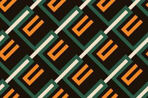 a colorful pattern with a yellow and green design vector
