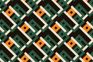 a colorful pattern with a yellow and green design vector