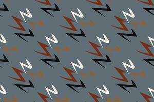 Vector Seamless Abstarct Pattern with brush effect
