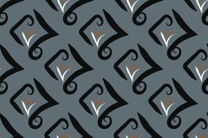 Vector Seamless Abstarct Pattern with brush effect