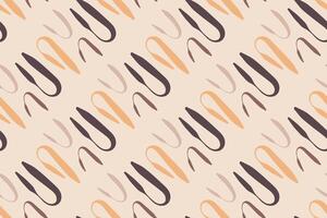 Vector Seamless Abstarct Pattern with brush effect