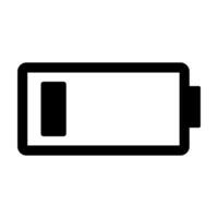 battery low icon, vector