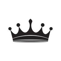 Crown icon over white background, silhouette style concept. vector illustration
