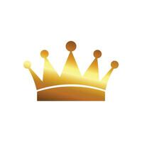 Crown gradient icon. Gradient icon on white background. Vector illustration