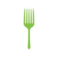 Fork icon on white background. Vector illustration in trendy flat style