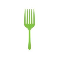 Fork icon on white background. Vector illustration in trendy flat style