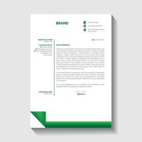 Letterhead Design Template vector