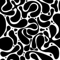 Abstract ink seamless repeat pattern. Vector illustration suitable for prints.