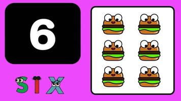 Number animate learning for kids number counting nursery rhymes class Preschool Learning Videos. video