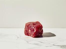 AI generated beautiful beef steak photo