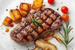AI generated beautiful beef steak photo