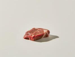 AI generated beautiful beef steak photo