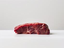 ai generado hermosa carne de vaca filete foto