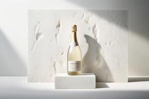 AI generated bottle photo product mockup