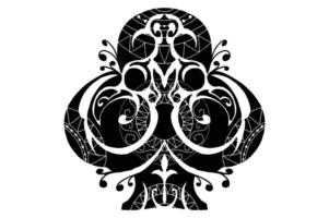 Black Clover Ornament Vector