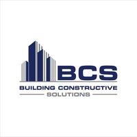 building constructive solution logo design template vector