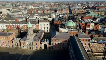 visningar av dublin, irland förbi Drönare video