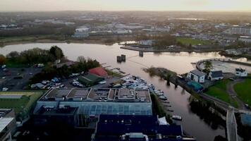 Views of Galway, Ireland by Drone video