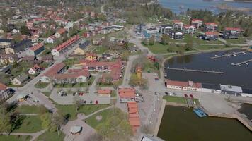 Views of Osthammar, Sweden by Drone video