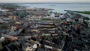 Views of Galway, Ireland by Drone video