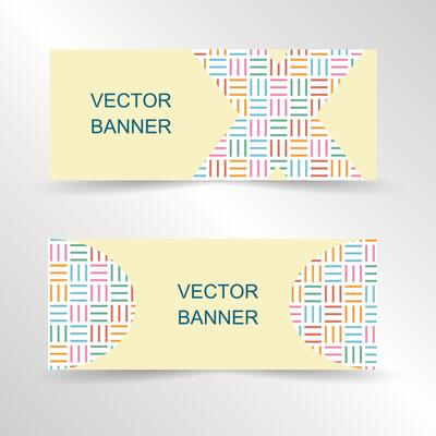 abstract visit card, front and back side, vector illustration