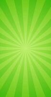 Simple Gradient Green Radiant Sunburst In Blank Vertical Vector Plain Background