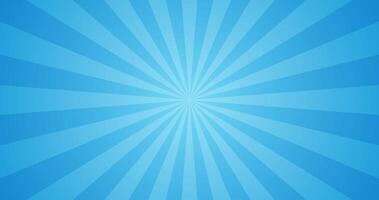 Simple Gradient Blue Blank Horizontal Plain Background With Stripe Light Explosion Effect vector