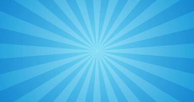 Simple Gradient Blue Blank Horizontal Plain Background With Stripe Light Explosion Effect vector