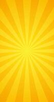 Yellow Sunburst Effect Texture Pattern In Blank Vertical Vector Plain Background