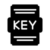 Keynote file icon solid style. Spreadsheet file type, extension, format icons. Vector Illustration