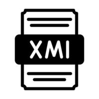 xml hoja de cálculo archivo icono con negro llenar diseño. vector ilustración.