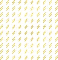 Outlined lightning bolts, thunder bolt , power electric flash seamless pattern vector illustration