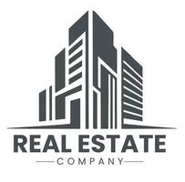 Real Estate Logo For Business Or Company vector