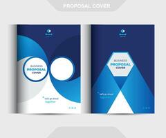 Business Proposal Cover Design Template Concepts Adept for multipurpose Projects vector